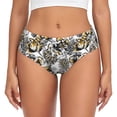 thumbnail image 1 of Womens Underwear - No Show Seamless Underwear for Women, Tulips Flowers Gold Soft Stretch Women's Panties, Hipster Ladies Panties Breathable Bikini Underwear Briefs, 1 of 6