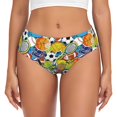 thumbnail image 1 of Womens Underwear - No Show Seamless Underwear for Women, Various Balls Soft Stretch Women's Panties, Hipster Ladies Panties Breathable Bikini Underwear Briefs, 1 of 5