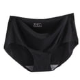 thumbnail image 1 of Womens Underwear Spring/Summer Ice Silk Traceless Breathable Mid Waist Triangle Underwear, 1 of 3