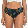 thumbnail image 1 of Womens Underwear - No Show Seamless Underwear for Women, Sunflowers Bouquet Soft Stretch Women's Panties, Hipster Ladies Panties Breathable Bikini Underwear Briefs, 1 of 5