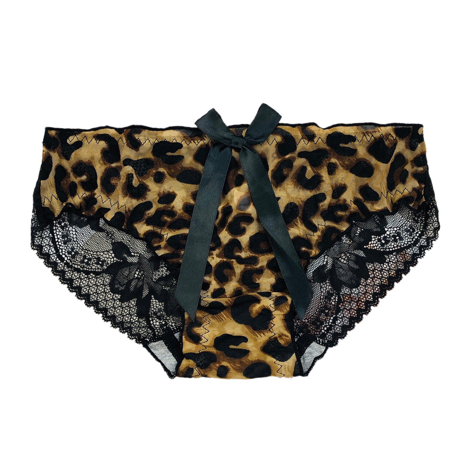 Womens Underwear Tummy Control Cotton High Cut String Bikini Stretch