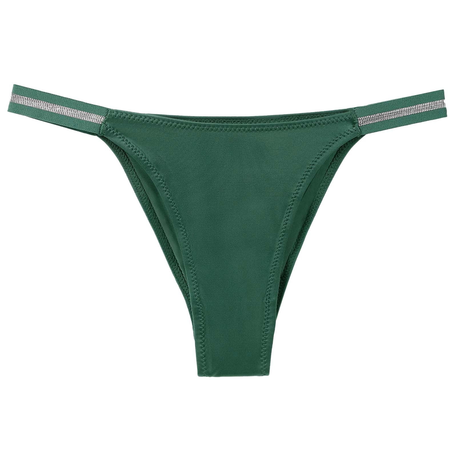 Womens Underwear Tummy Control Thong Cotton Low Rise Woman G String