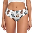 thumbnail image 1 of Womens Underwear Ugly Dorky Owl Cuteness No Show Seamless Underwear for Women, Soft Stretch Women's Panties, Hipster Ladies Panties Bikini Underwear Briefs, 1 of 6