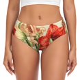 thumbnail image 1 of Womens Underwear - Vibrant Amaryllis Flowers No Show Seamless Underwear for Women, Soft Stretch Womens Panties, Hipster Ladies Panties Bikini Underwear Briefs, 1 of 6