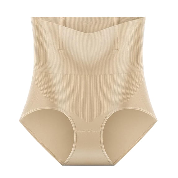 Womens Underwear, Women Comfortable And Traceless High Waist Hip Wrap Triangular Underwear Beige L