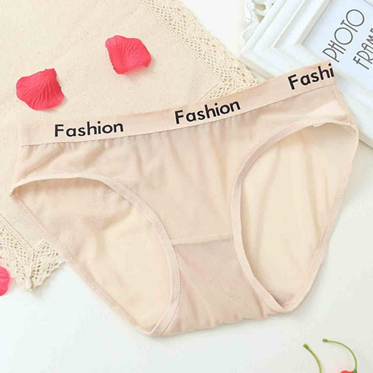 Womens Underwear Women'S Fashion Basic Elastic Comfortable Solid Underwear  Underwear For Women Hot Pink L