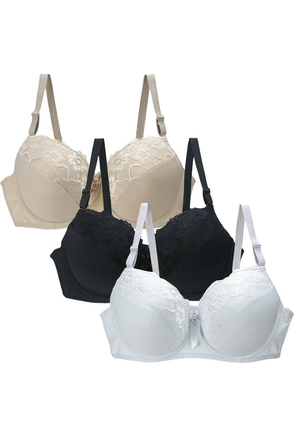Womens Underwear Women's Underwear 34/75 36/80 38/85 40/90 42/95 44/100 Bcde Cup Bra Lace Bra for Women Plus Size