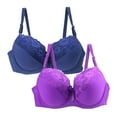 thumbnail image 1 of Womens Underwear Women's Underwear 34/75 36/80 38/85 40/90 42/95 44/100 Bcde Cup Bra Lace Bra for Women Plus Size, 1 of 3