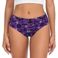 thumbnail image 1 of Womens Underwear - spider web halloween bat hat No Show Seamless Underwear for Women, Stretch Women's Panties, Hipster Soft Comfort Ladies Panties Bikini Underwear Briefs, 1 of 6