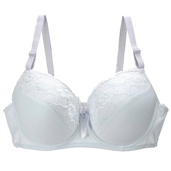 Womens Underwire Push Up Bra Underwear 34/75 36/80 38/85 40/90 42/95 44/100 BCDE Cup Lace Underwear Plus Size Full Coverage T-Shirt Bra