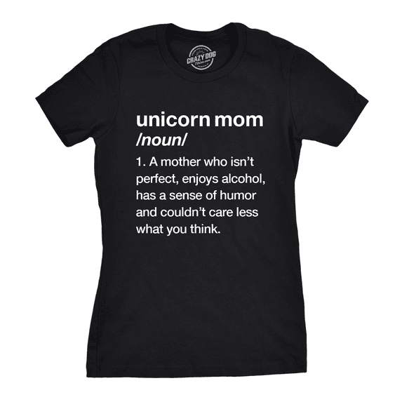 Womens Unicorn Mom T Shirt Funny Mothers Day Mythical Horse Tee for Ladies Womens Graphic Tees