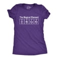 thumbnail image 1 of Womens Unicorn The Magical Element T Shirt Funny Science Tee Womens Graphic Tees, 1 of 9