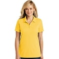 thumbnail image 1 of Womens Upscale Style Moisture-Wicking Polo Shirt, 4XL Sunburst Yellow, 1 of 5