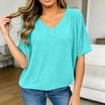 thumbnail image 1 of Womens V Neck Sweater Vest Oversized Ribbed Knit Sleeveless Casual Loose Fit Pullover Tank Top Mint Green S, 1 of 4