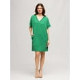 thumbnail image 1 of Womens V-Neck T-Shirt Dress, 1 of 8