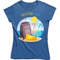 thumbnail image 1 of Womens Vacation Mode Funny Spring Break T-Shirt, 1 of 4