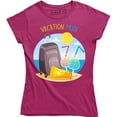 thumbnail image 1 of Womens Vacation Mode Funny Spring Break T-Shirt, 1 of 4
