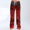 thumbnail image 1 of Womens Valentines Day Pajama Pants Heart Graphic Holiday Long Pj Pants Soft Pajama Lounge Pants Cozy Valentines Day Gifts Pajamas Women, 1 of 6