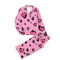 thumbnail image 1 of Womens Valentines Pajamas Sets Trendy Heart Pattern Long Sleeve Sleepwear Button Down Long Pants Loungewear Soft 2 Piece Pj Set, 1 of 8