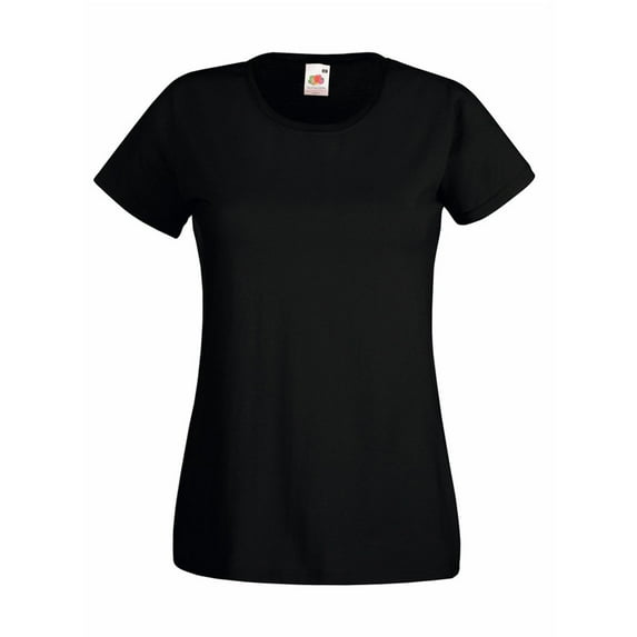 Womens Value Fitted Short Sleeve Casual T-Shirt