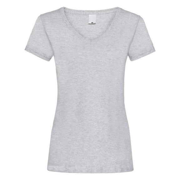 Womens Value Fitted V-Neck Short Sleeve Casual T-Shirt