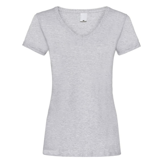 Womens Value Fitted V-Neck Short Sleeve Casual T-Shirt