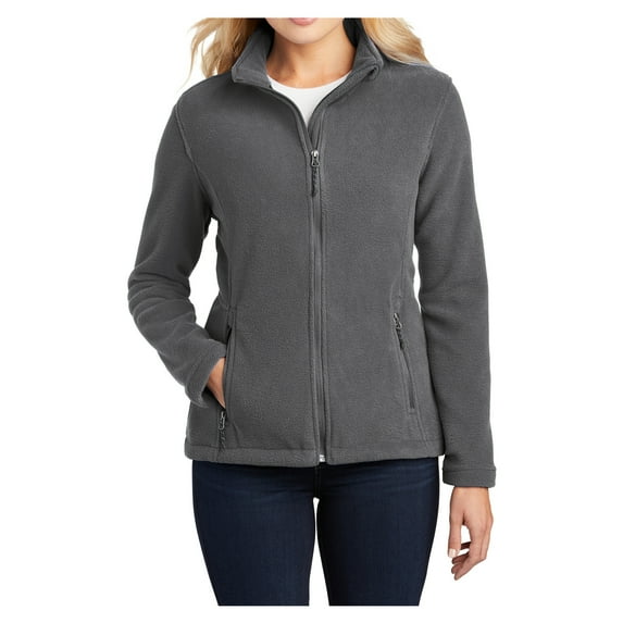 Womens Value Fleece Polyester Jacket Iron Grey 2X-Large