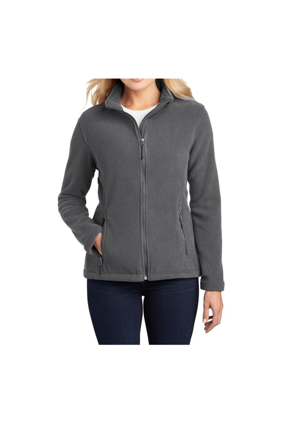 Womens Value Fleece Polyester Jacket Iron Grey Medium