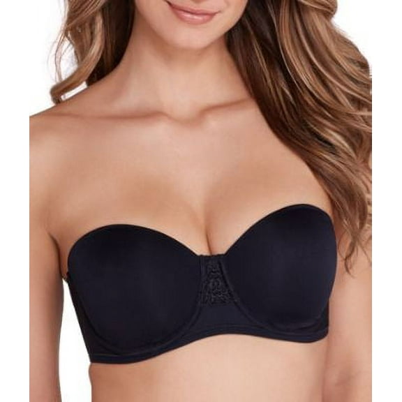 Womens Vanity Fair Lingerie® Beauty Back Strapless Full Figure Underwire Bra 74380 Color: Mid Black Size: 36 B
