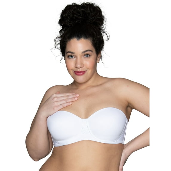 Vanity Fair Lingerie Women's Beauty Back Smoothing Underwire Strapless Bra, Style 74380