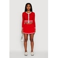 thumbnail image 1 of Womens Varsity Stripe Pull On Pleated Skort, 1 of 5