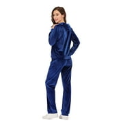 Women Sweatsuits Sets 2 Piece Outfits Cropped Hoodie Sweatshirt and  Sweatpants Matching Joggers Tracksuit with Pockets 