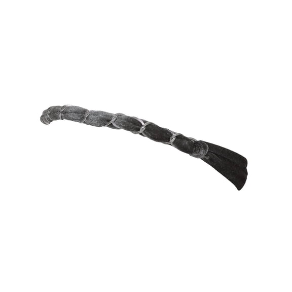 Womens Velvet Headband Wrap w/ Chain - Gray