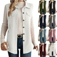thumbnail image 1 of Womens Vest Dressy Casual Women's Fashion Solid Color Sleeveless Blouses Turndown Collar Tank Coat Womens Winter Clothes White M, 1 of 9