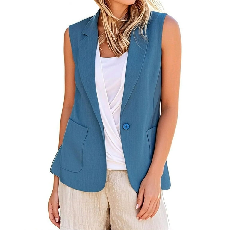 Solid Color Lapel Vest Cardigan Solid Color Lapel Vest Cardigan