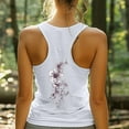thumbnail image 1 of Womens Vest Tops Deep V Neck Tank Top Women Summer Racerback Slim Fit Sleeveless Ribbed Going Out Basic Cami Tanks White S, 1 of 6