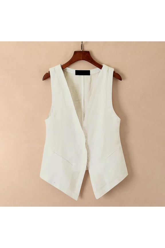 Womens Vest Tops Sleeveless Spring Summer Vest Coat Top Shirts Women Loose Girls Workout Too Bills Top Women Clothes Women Lacy Top Women Blouse Bodysuit Stretch Top Women 2 Tops Top Women Running