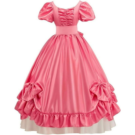 Womens Victorian Tea Party Princess Maxi Dress & Rococo Ball Gown