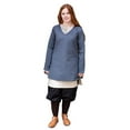 thumbnail image 1 of Womens Viking Tunic in Grey, size: Small | Cotton by Medieval Collectibles, 1 of 4