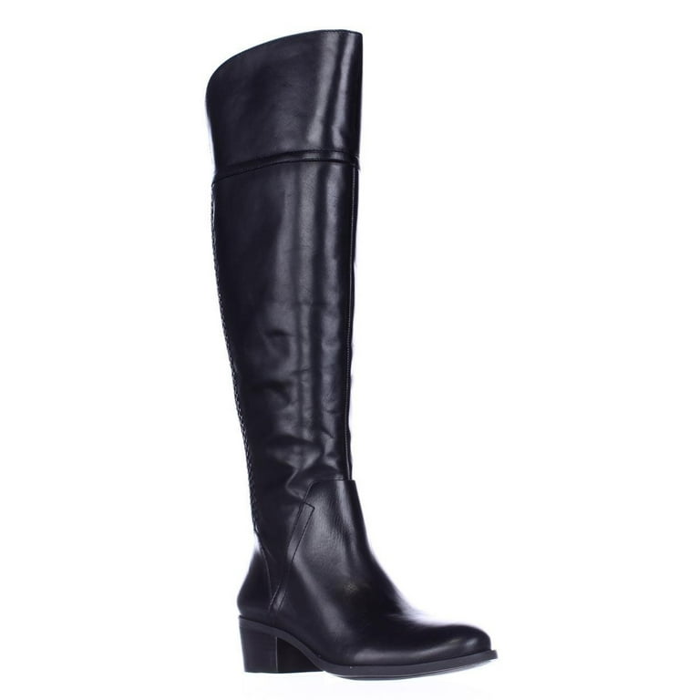 Womens Vince Camuto Bendra Over-the-Knee Woven Boots, Black