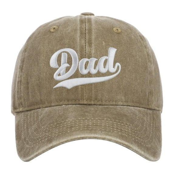 Men's Hat Fashion Khaki Baseball Caps Happy Camper