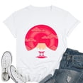 thumbnail image 1 of Womens Vintage Japanese Mt. Fuji Sunset Novelty T-Shirt White X-Large, 1 of 5