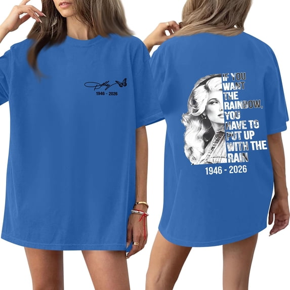 Womens Vintage Parton Country Music T-shirt Unisex Graphic Dolly T-shirts Short Sleeve Round Neck Tee for Fans Memorial Gift Apparel,(XXL)