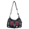 thumbnail image 1 of Womens Vintage Sling Bag Adjustable Strap PU Leather Shoulder Bag Large Capacity Crossbody Bag Y2K Messenger Bag Soft Satchel Bags, 1 of 10