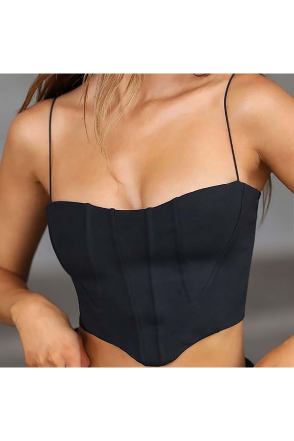 Womens Vintage Strapless Open Back Boned Mesh Bustier Zip Back Corset Crop Top Back Cut Top Women Cleavage Cover Compression Top Women 3xl Top Womens Camisole And Top Women Spaghetti Top Women Amazing