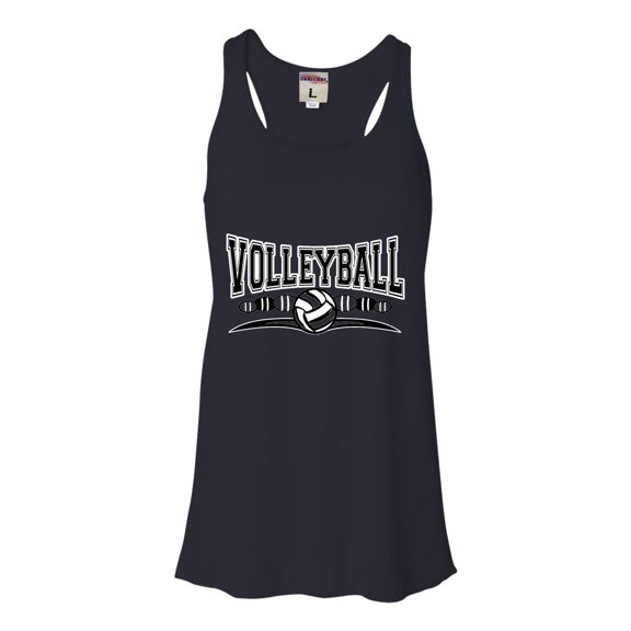 Womens Volleyball Cool Design Flowy Racerback Tank Top T-Shirt