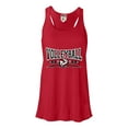 thumbnail image 1 of Womens Volleyball Cool Design Flowy Racerback Tank Top T-Shirt, 1 of 1