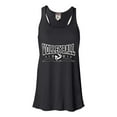 thumbnail image 1 of Womens Volleyball Cool Design Flowy Racerback Tank Top T-Shirt, 1 of 1