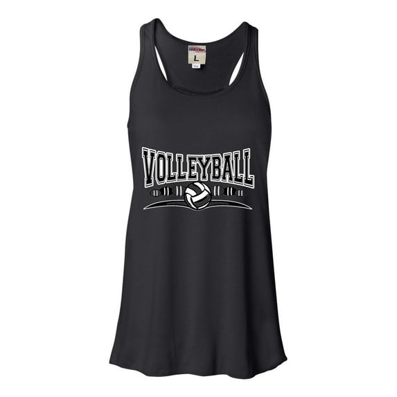 Womens Volleyball Cool Design Flowy Racerback Tank Top T-Shirt