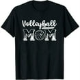 thumbnail image 1 of Womens Volleyball Mom Shirt Volleyball T-Shirt Black Small, 1 of 5